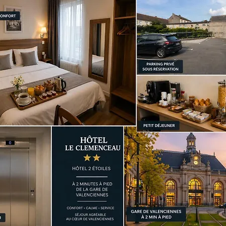 Le Clémenceau Hôtel ET Appart'Hôtel GARE SNCF TGV Centre ville-3